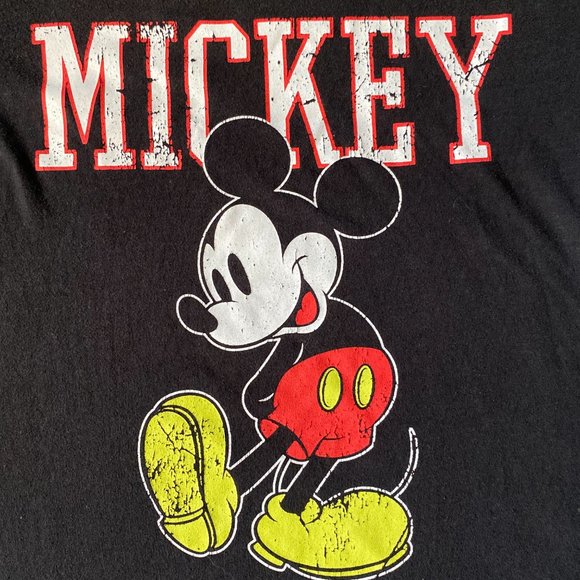 Disney Jerry Leigh Black Mickey Mouse Jersey XS - Picture 2 of 4